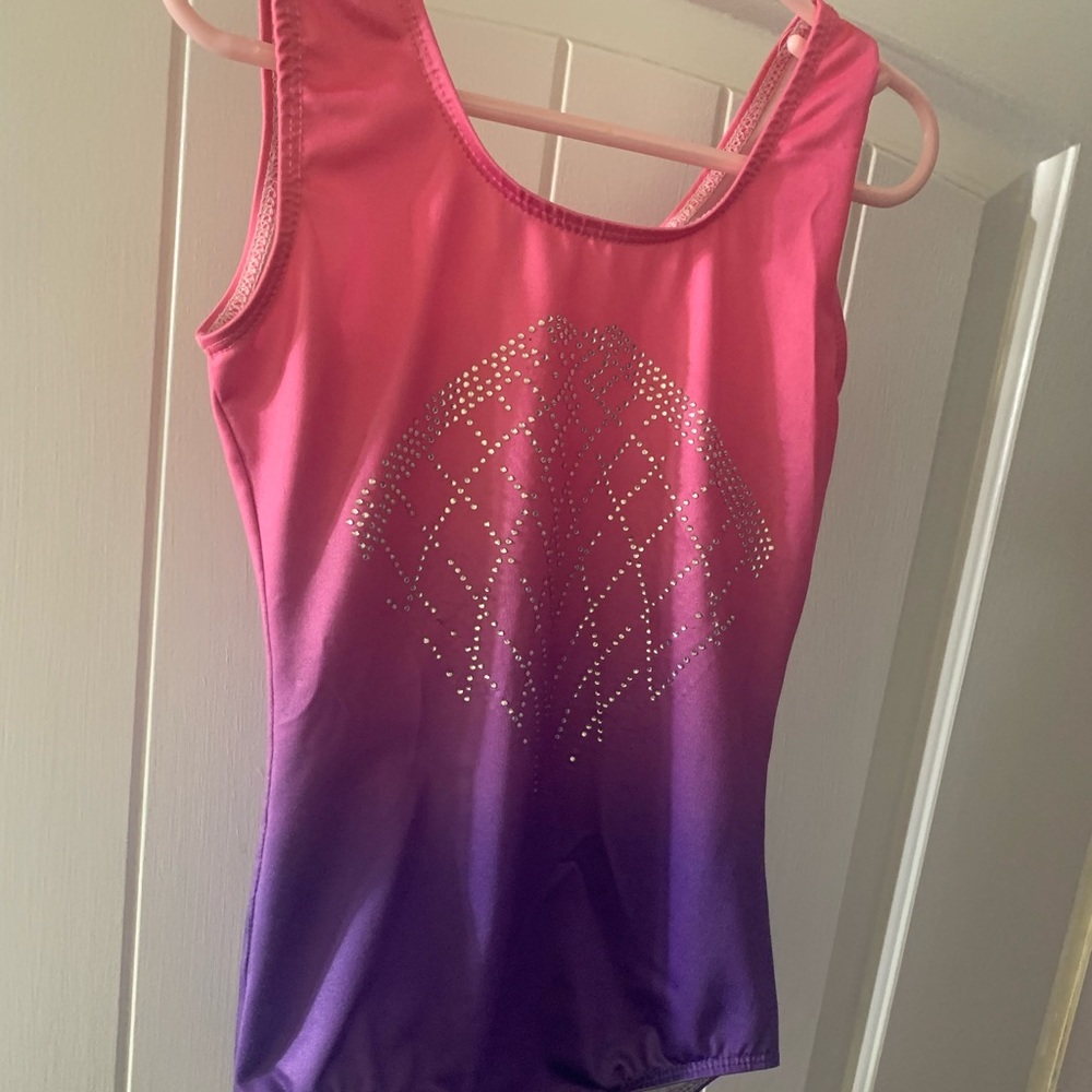 Girls gymnastics leotard.